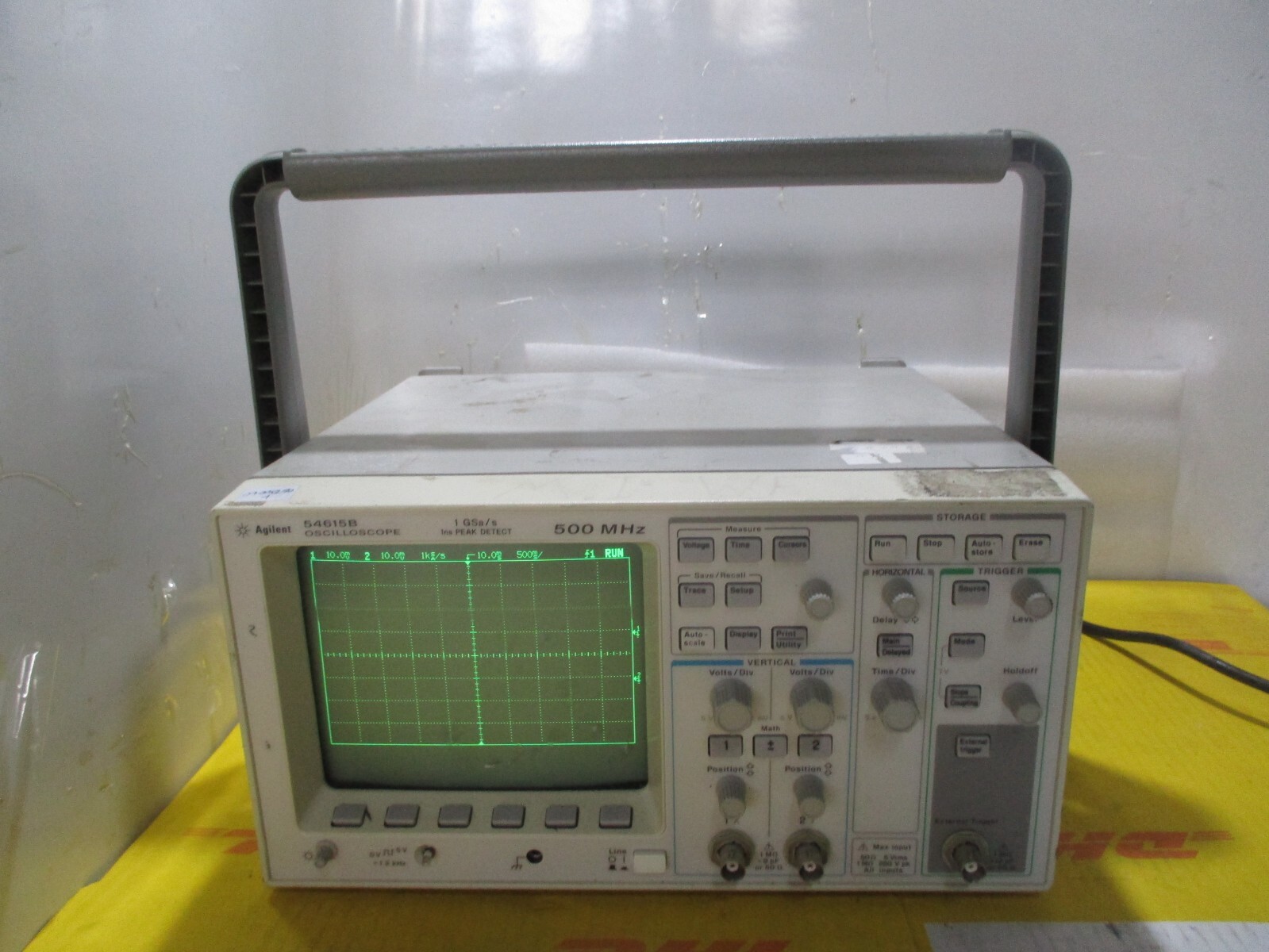HP 54615B 500MHz 1GSa/s Digital Oscilloscope w/ 54652B RS-232 interface Module