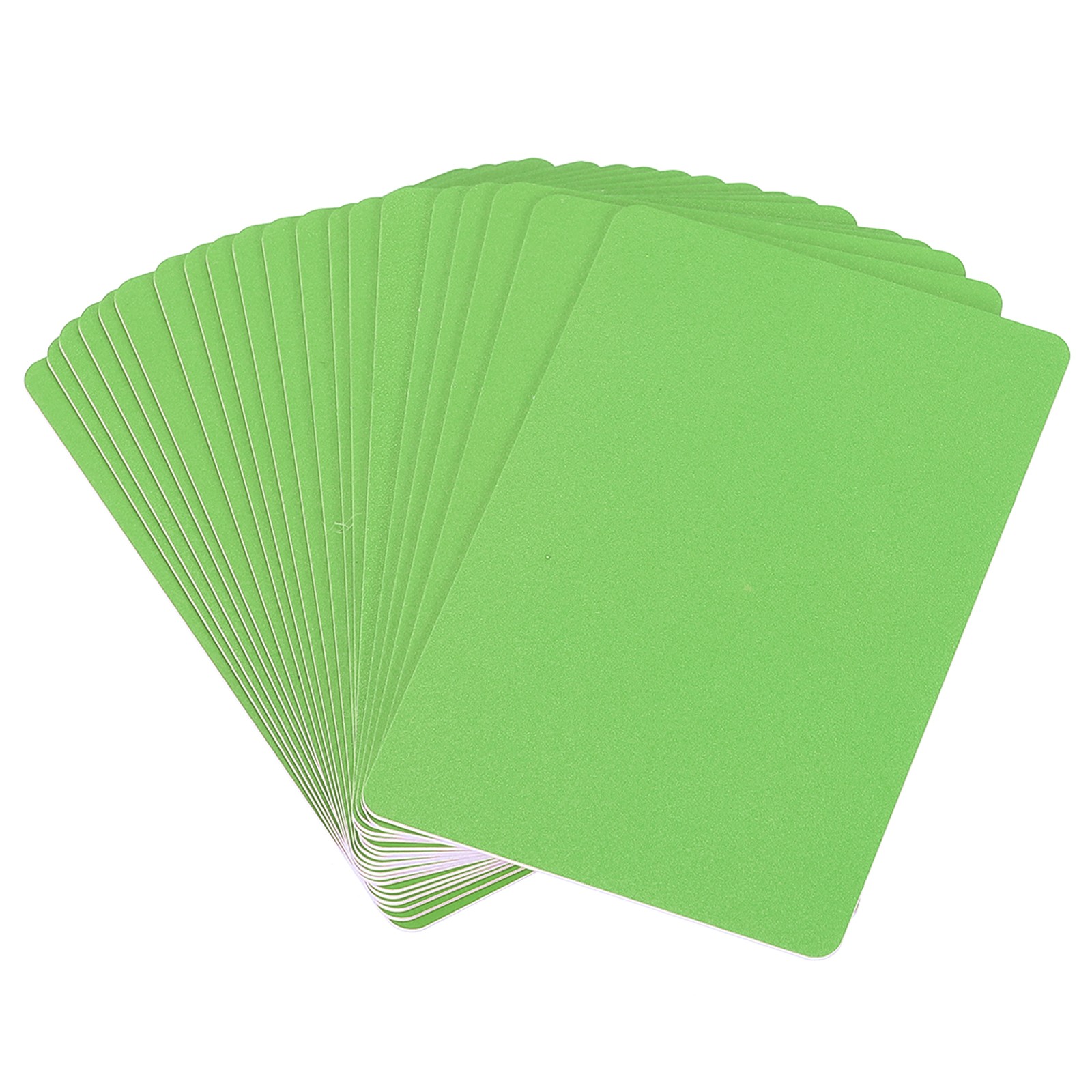 20 Pcs Blank PVC Cards Inkjet Plastic ID Card CR80 30 MIL Frosted Green