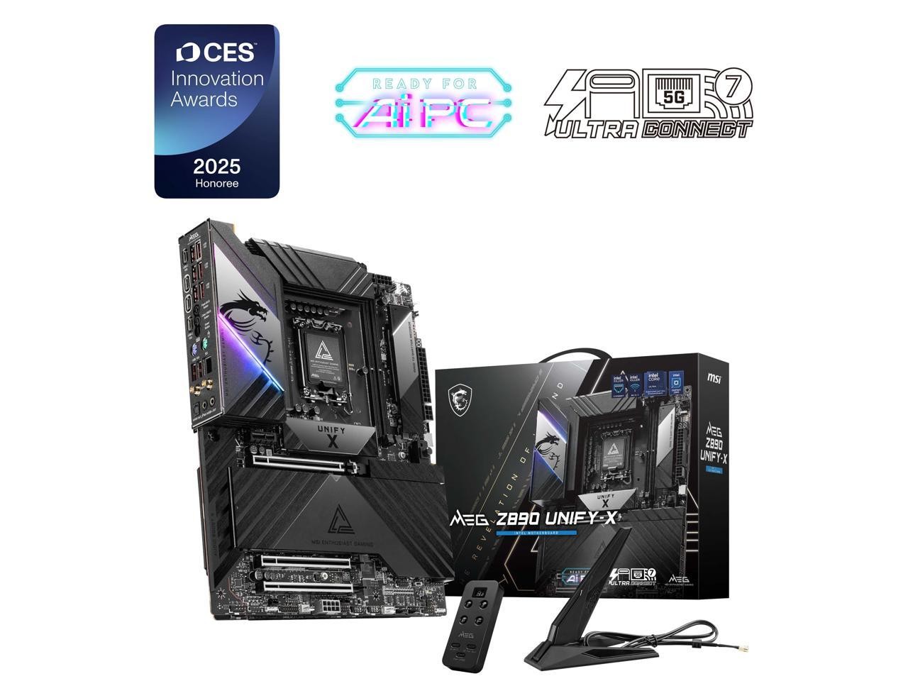 MSI MEG Z890 UNIFY-X ATX Motherboard LGA-1851 DDR5 PCIe 5.0