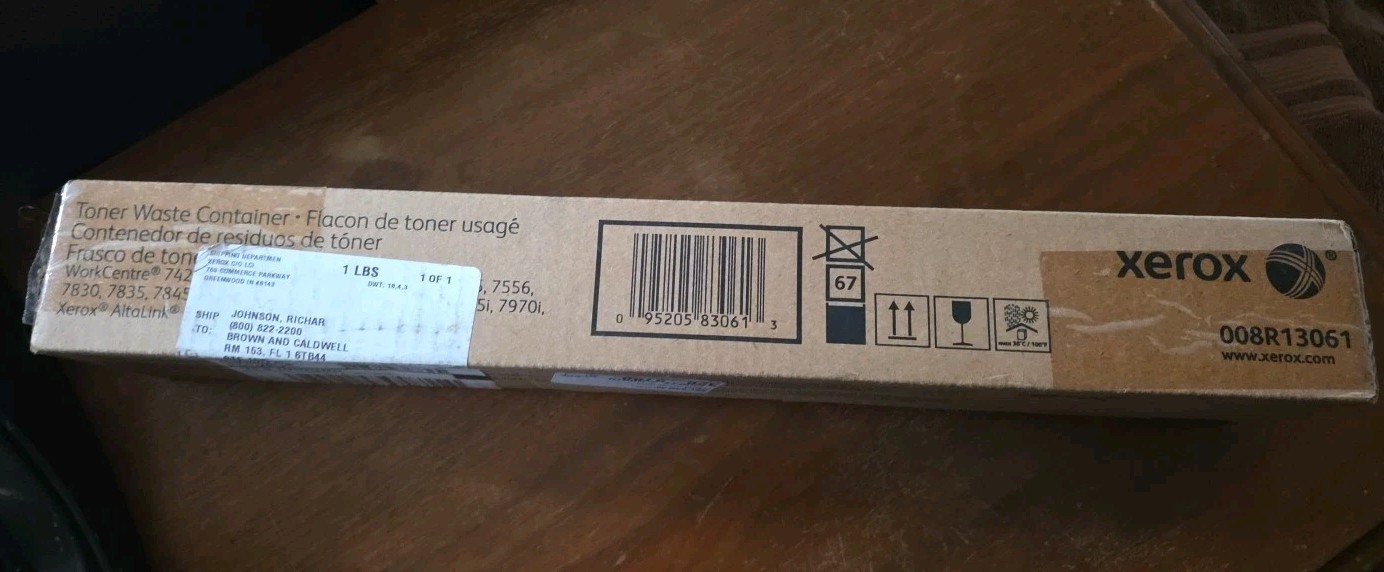 Xerox OEM 008R13061 Toner Waste Container Workcentre