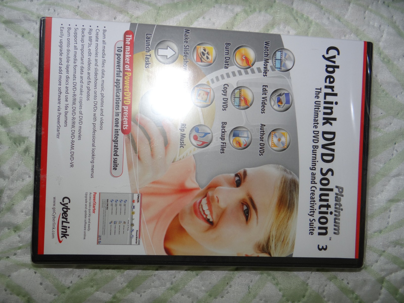 CyberLink DVD Solution Ultimate DVD Burning Creativity Suite 10 Application--NEW