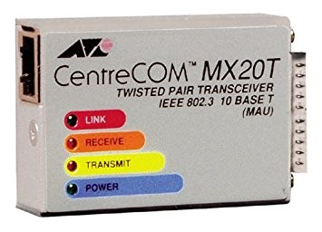 Allied Telesis AT MX20T - Transceiver/DB-15 - 10 Mbps