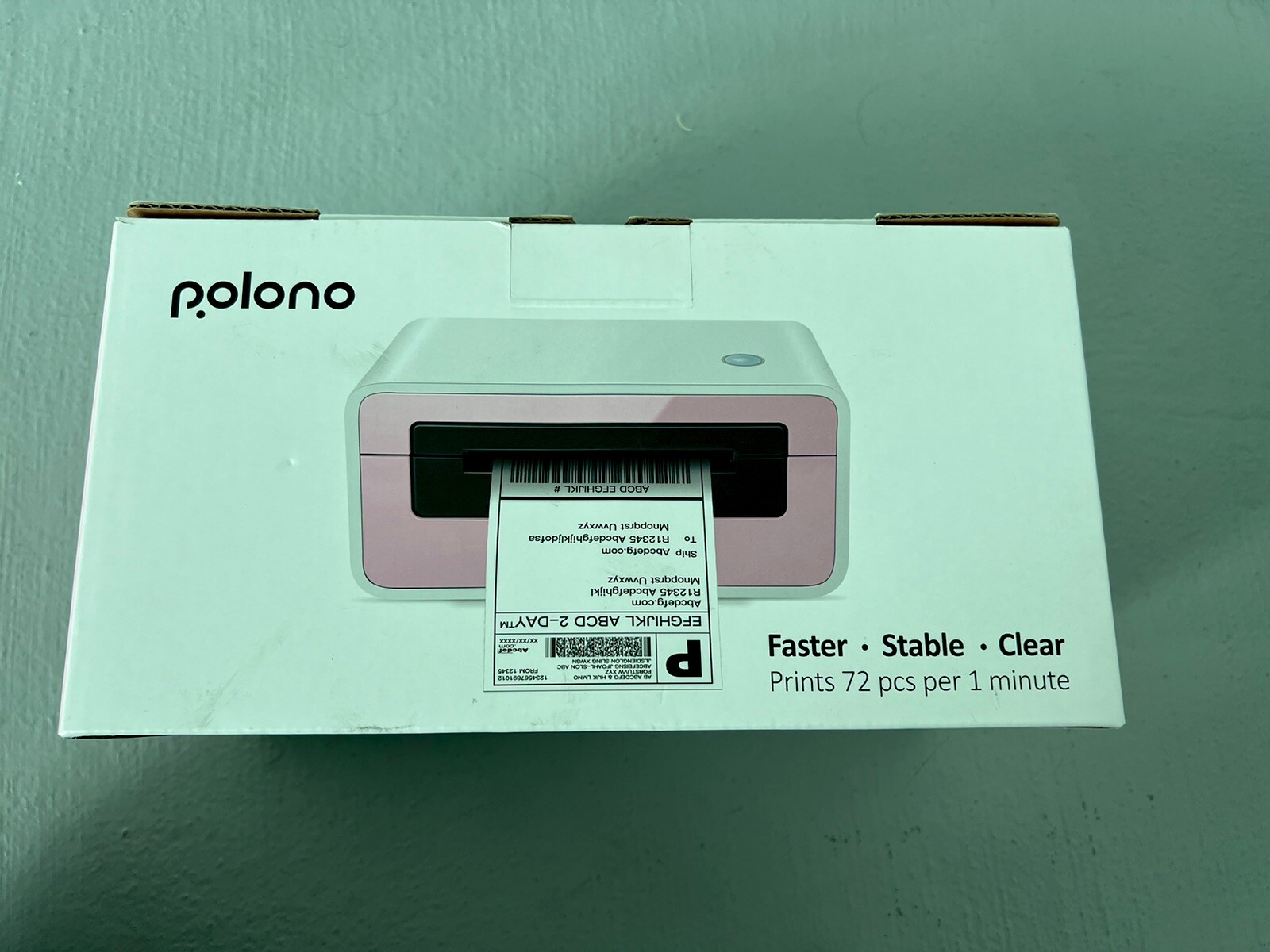 Polono Logistics Label Printer In Pink