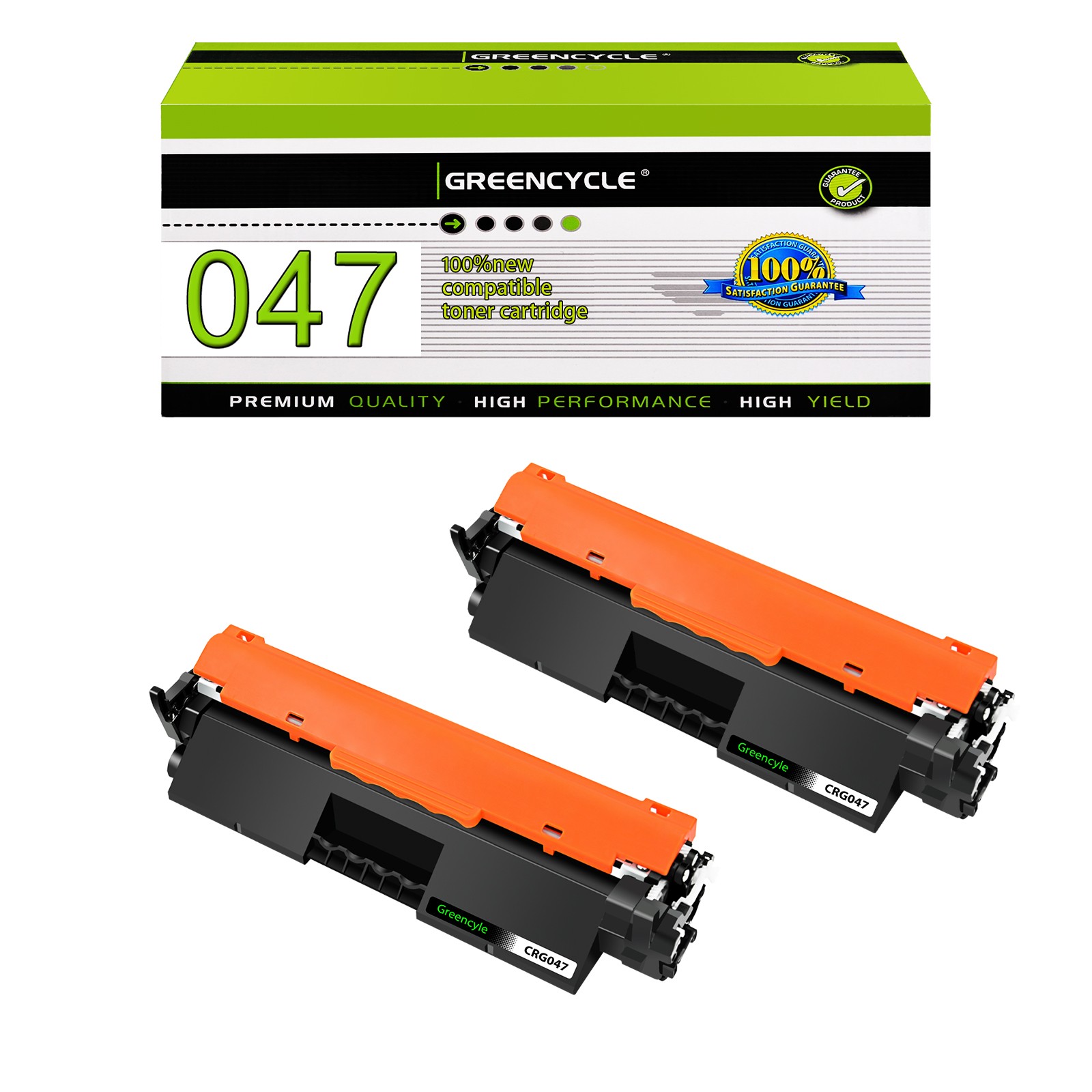 2PK CRG047 Toner Cartridge BK Replace for Canon  ImageClass   LBP113W LBP112