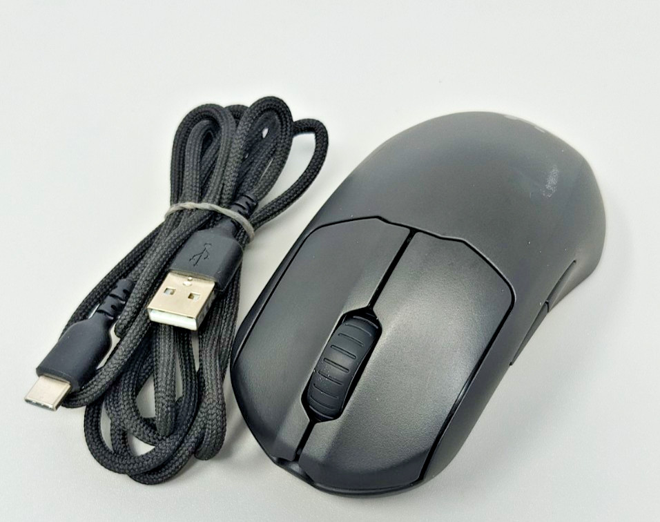 SteelSeries ESports Prime Wireless Mouse 62593 M-00030 No Dongle w/ Cable *READ*