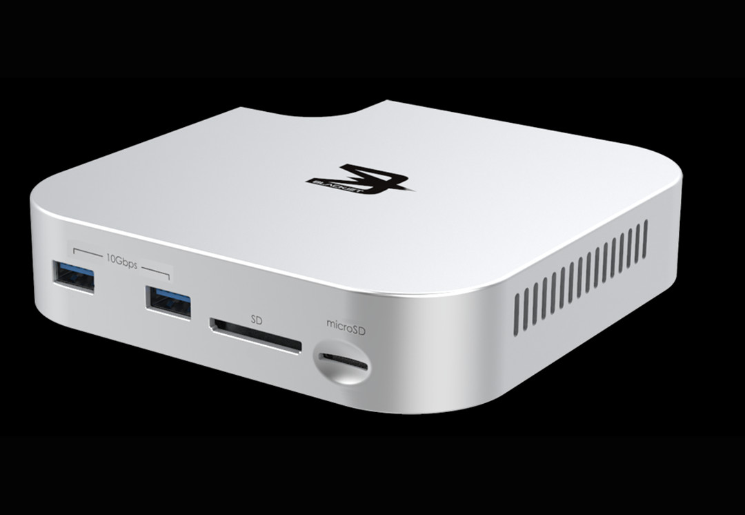BLACKJET MiniRaiden Thunderbolt 5 Dock for Mac Mini M4 / M4 Pro