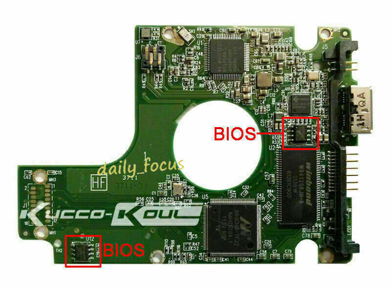2060-771801-002 REV A/P1 USB HDD Logic Controller PCB Board