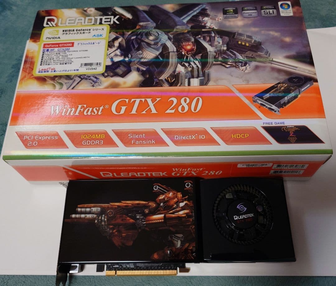 LEADTEK WinFast GTX 280 1GB DDR3 PCI Express 2.0 Graphics Card