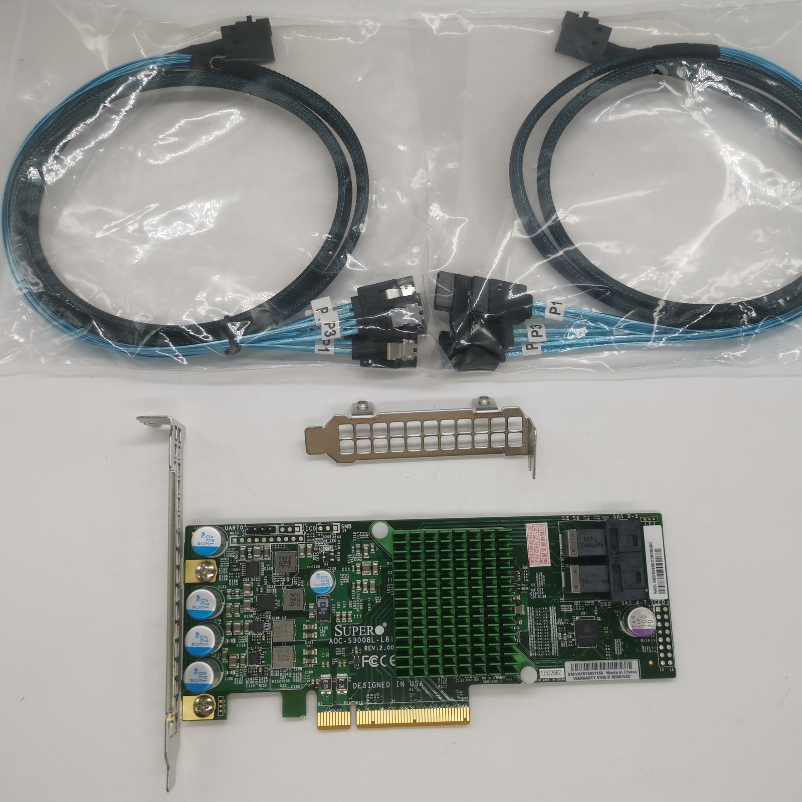 Supermicro 9300-8i 12Gbps SAS SATA HBA IT mode ZFS FreeNAS unRAID+2*SFF-8643 US
