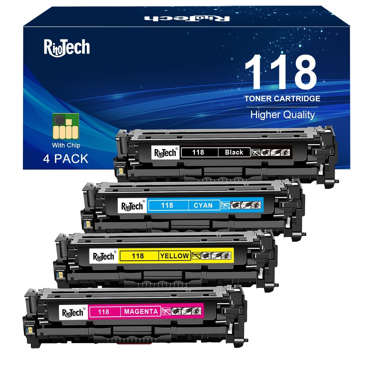 118 Toner Cartridge Set for Canon CRG118 MF8350Cdn MF8580Cdw
