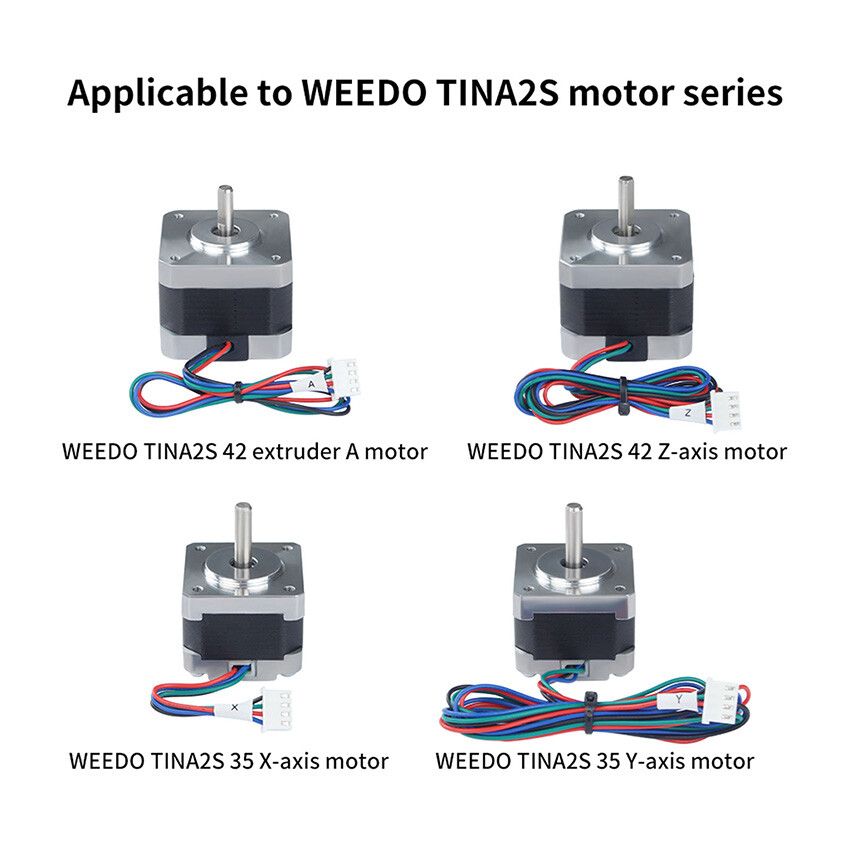Stepping Motor Extruder/Y-axis/X-axis/Z-axis for WEEDO TINA2S 3D Printer Parts