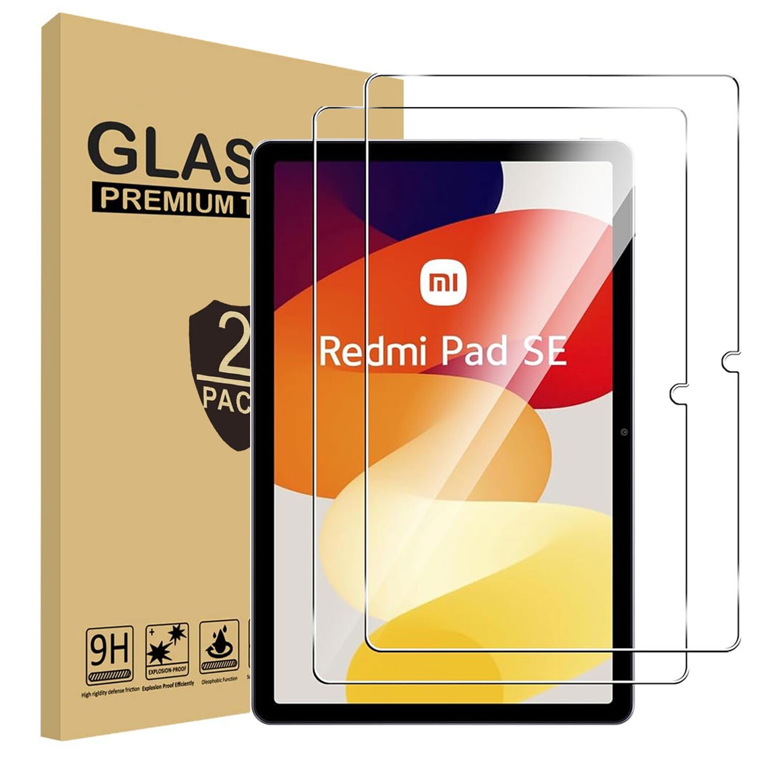 2 PCS For Xiaomi Redmi Pad SE 11 inch 2025 Tempered Glass Screen Protector Saver