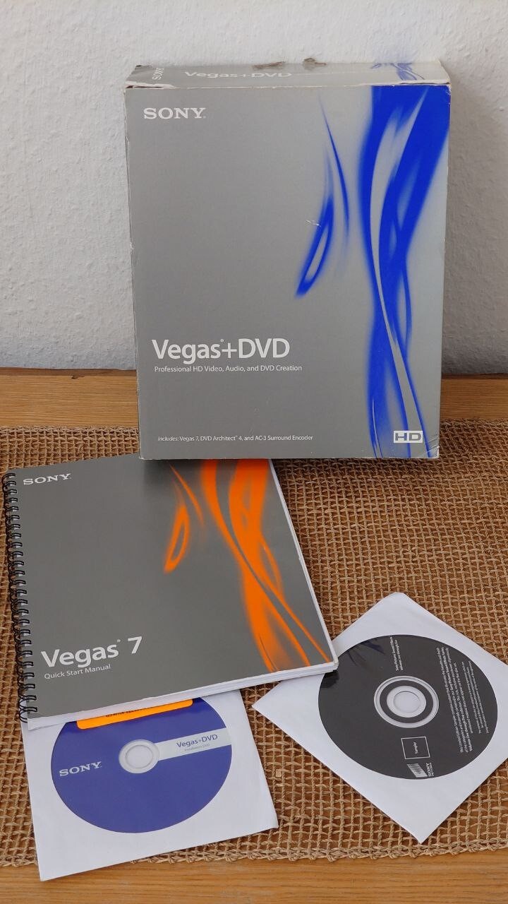 RARE Sony Vegas 7 & DVD Architect - HARD TO FIND
