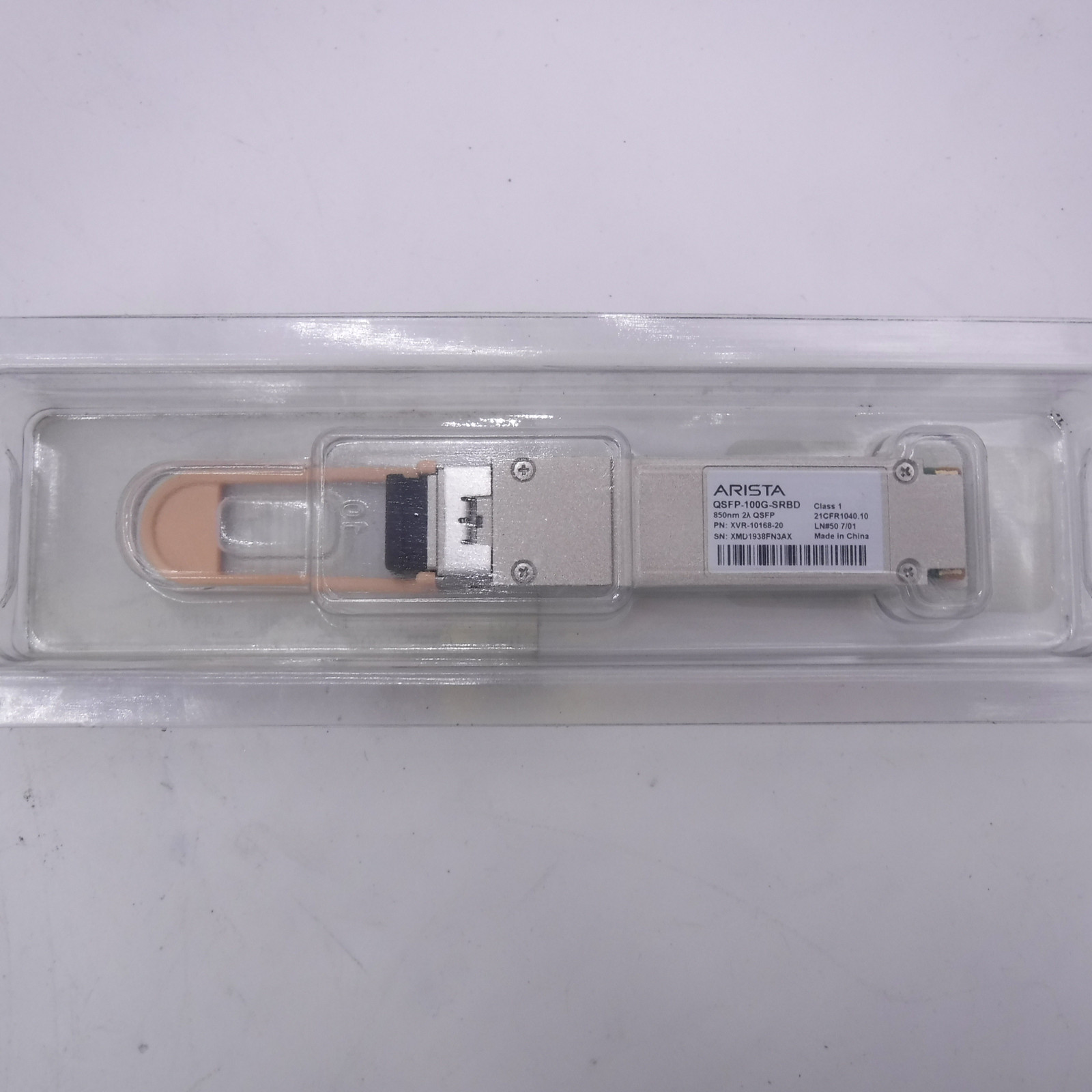 1PC ARISTA XVR-10168-20 QSFP-100G-SRBD BiDi 100G QSFP28 LC Interface Module