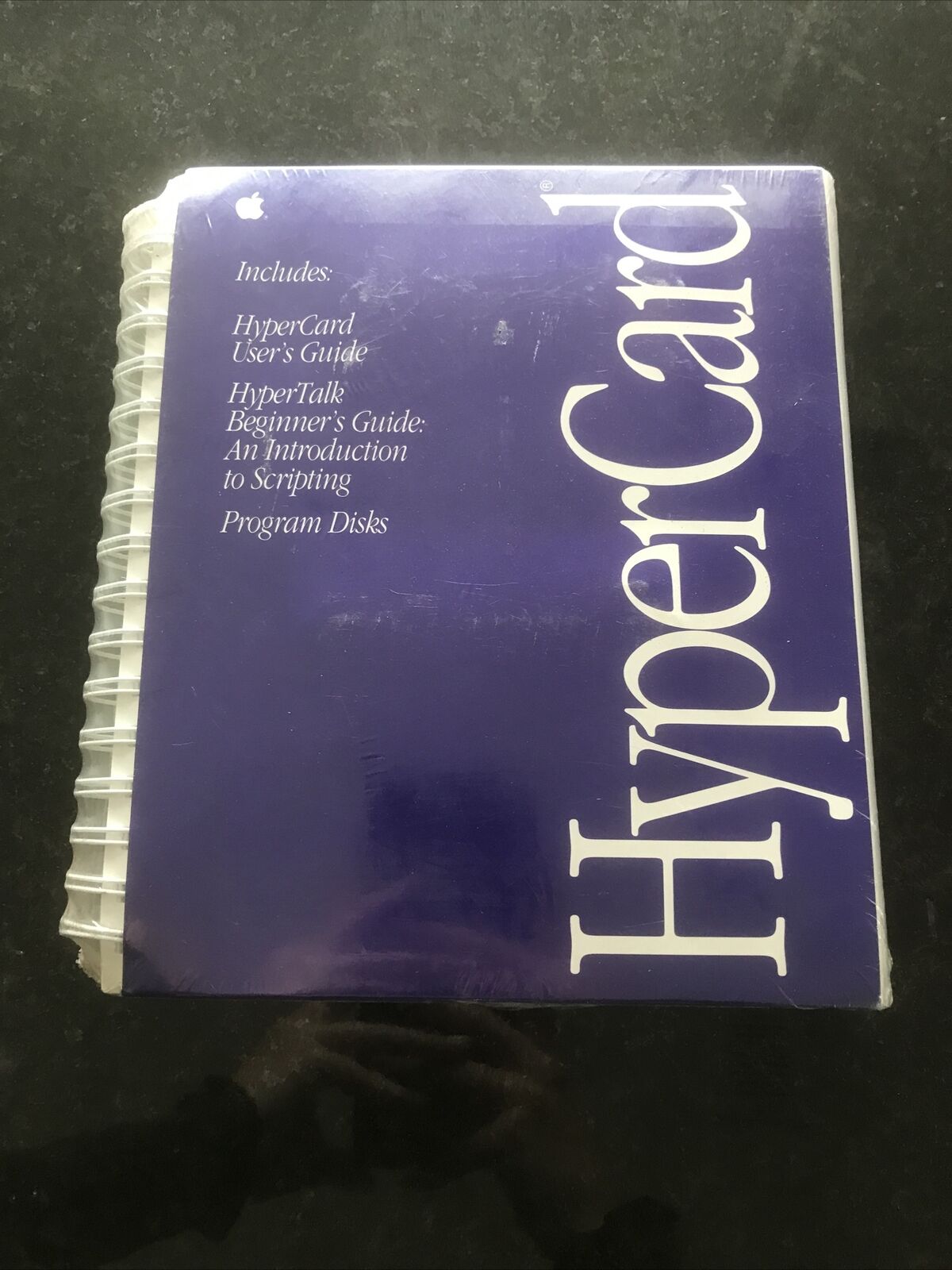 Apple HyperCard Users Guide, HyperTalk Beginners Guide, Program Disks NEW 