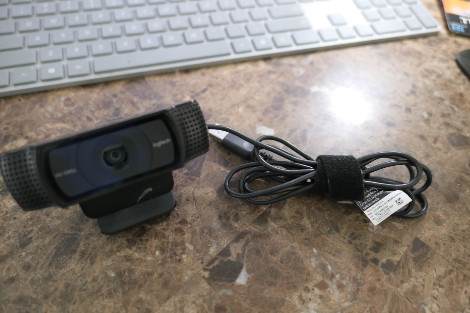 Logitech C920 HD Webcam 1080p USB V-U0028  860-000334 Logi Web Cam