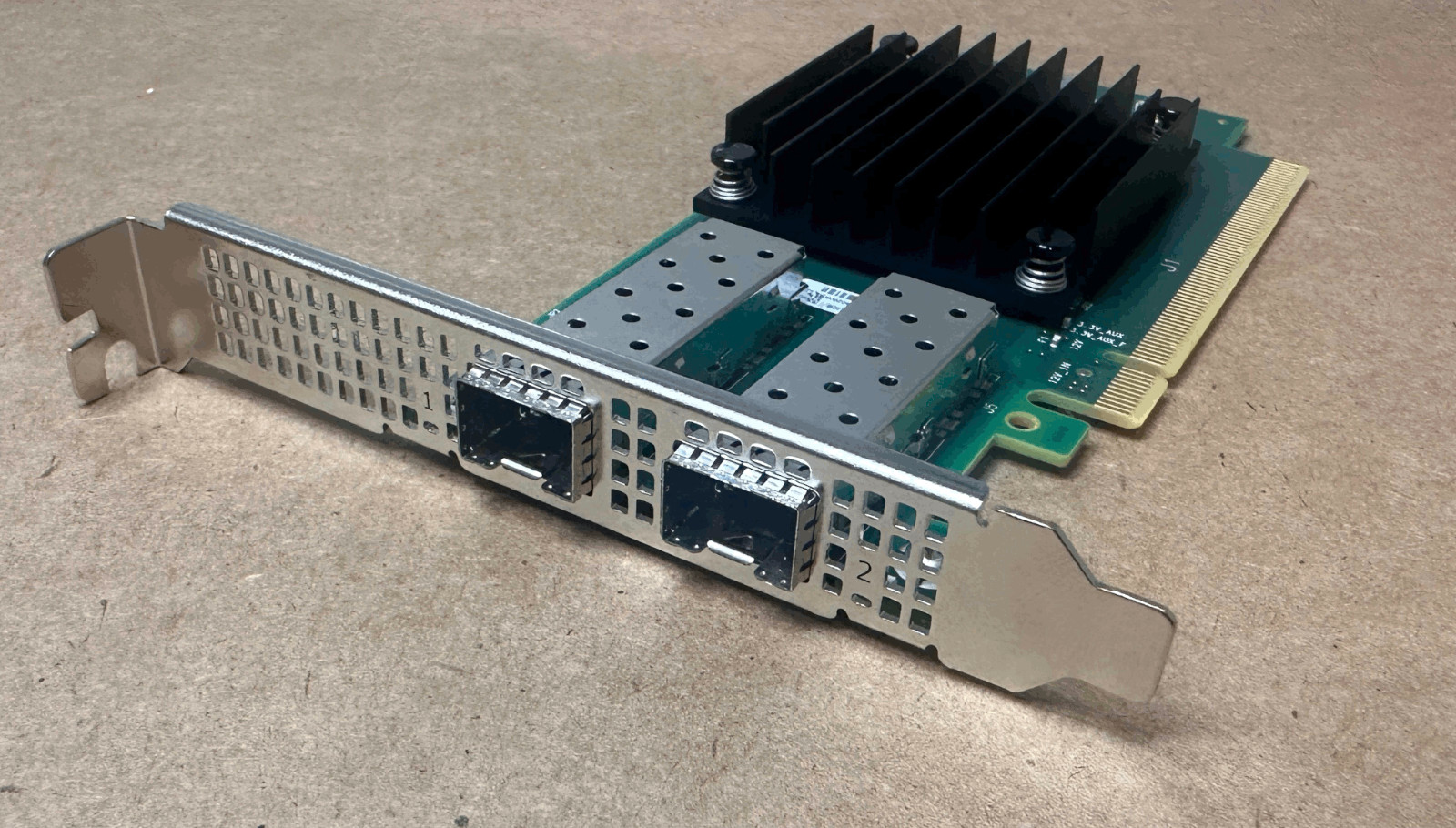 HPE Mellanox MCX512F 2-Port 10/25GbE SFP28 PCIe Adapter - P13188-B21 P13186-001