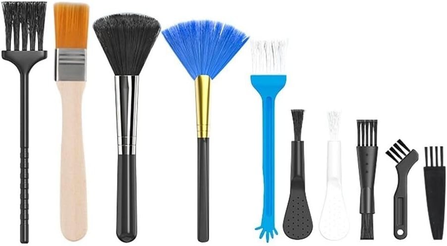 10-Pcs PC Laptop Keyboard Cleaning Brush Kit Small Tools Car Phone Dust Brushes