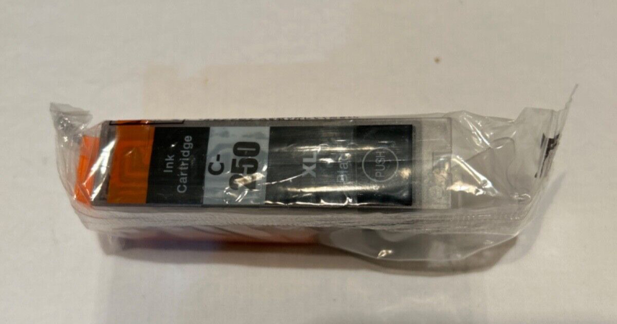 1 Canon Black Ink Cartridge C-250BK XL Ink Cartridge~NEW SEALED