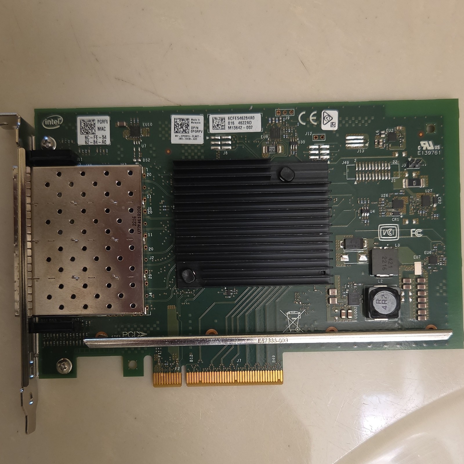 Intel X710-DA4 Quad Port 10GbE SFP PCIe x8 Network Card X710DA4
