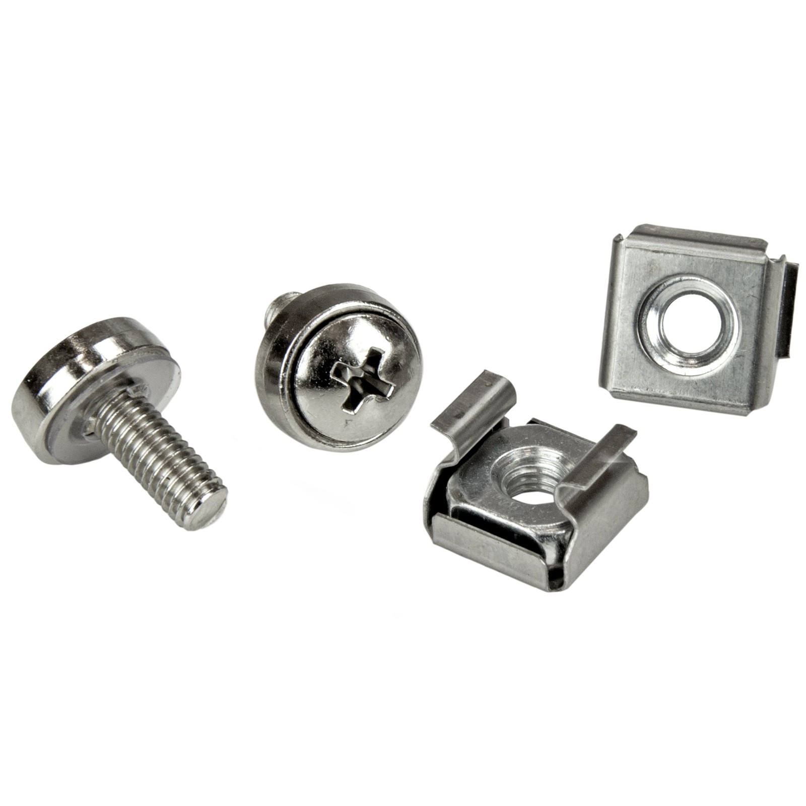 StarTech.com M5 Mounting Screws and Cage Nuts for Server Rack Cabinet - Pack of