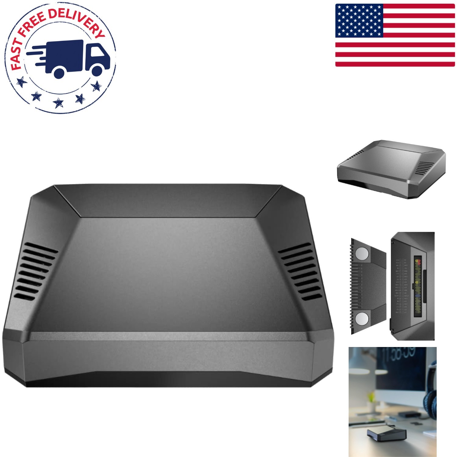 Argon ONE V2 Case for Raspberry Pi 4 with Integrated Fan & Power Button