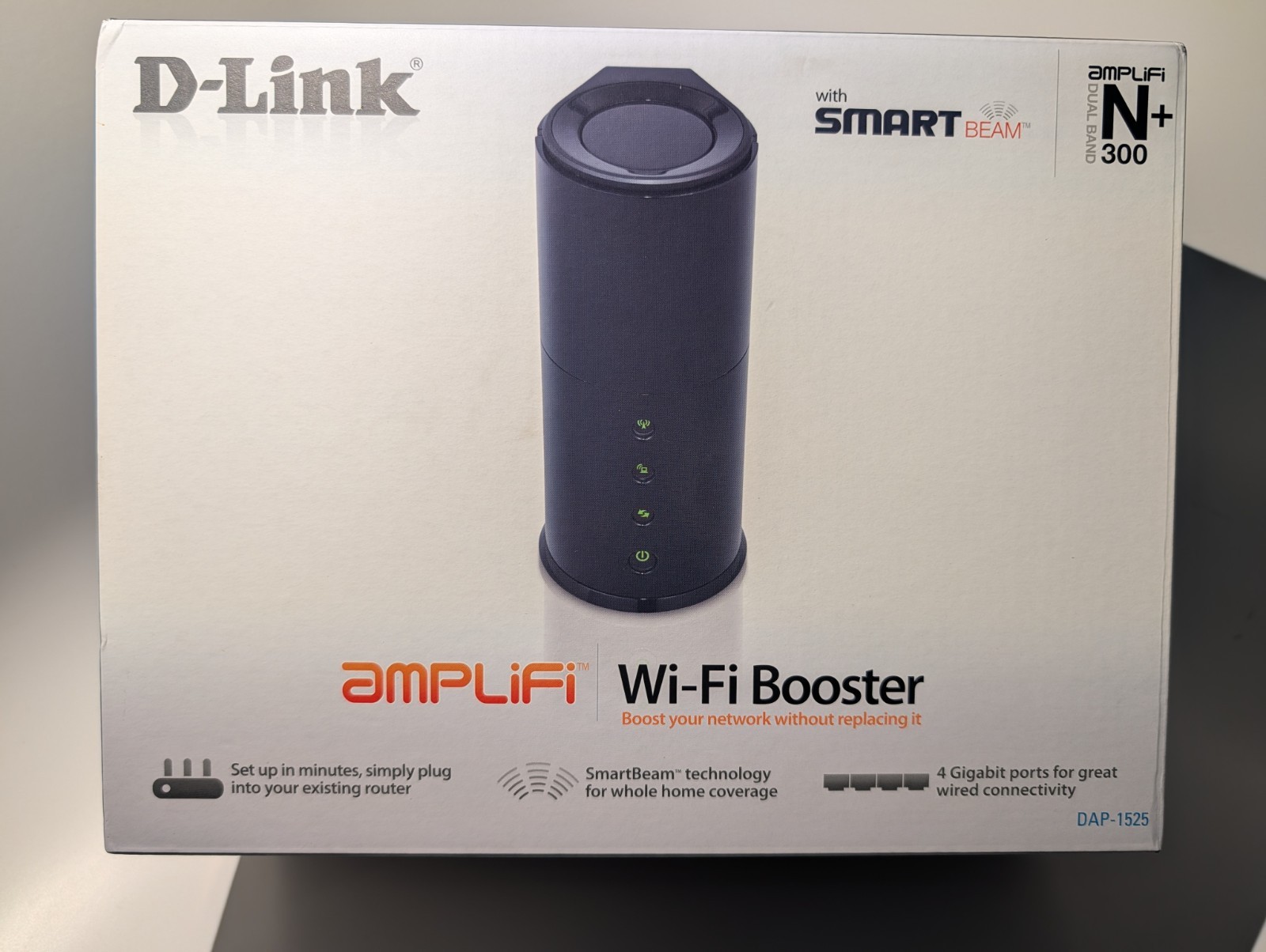 D-Link Amplifi Access Point/MediaBridge WiFi Booster w/ Smart Beam DAP-1525 