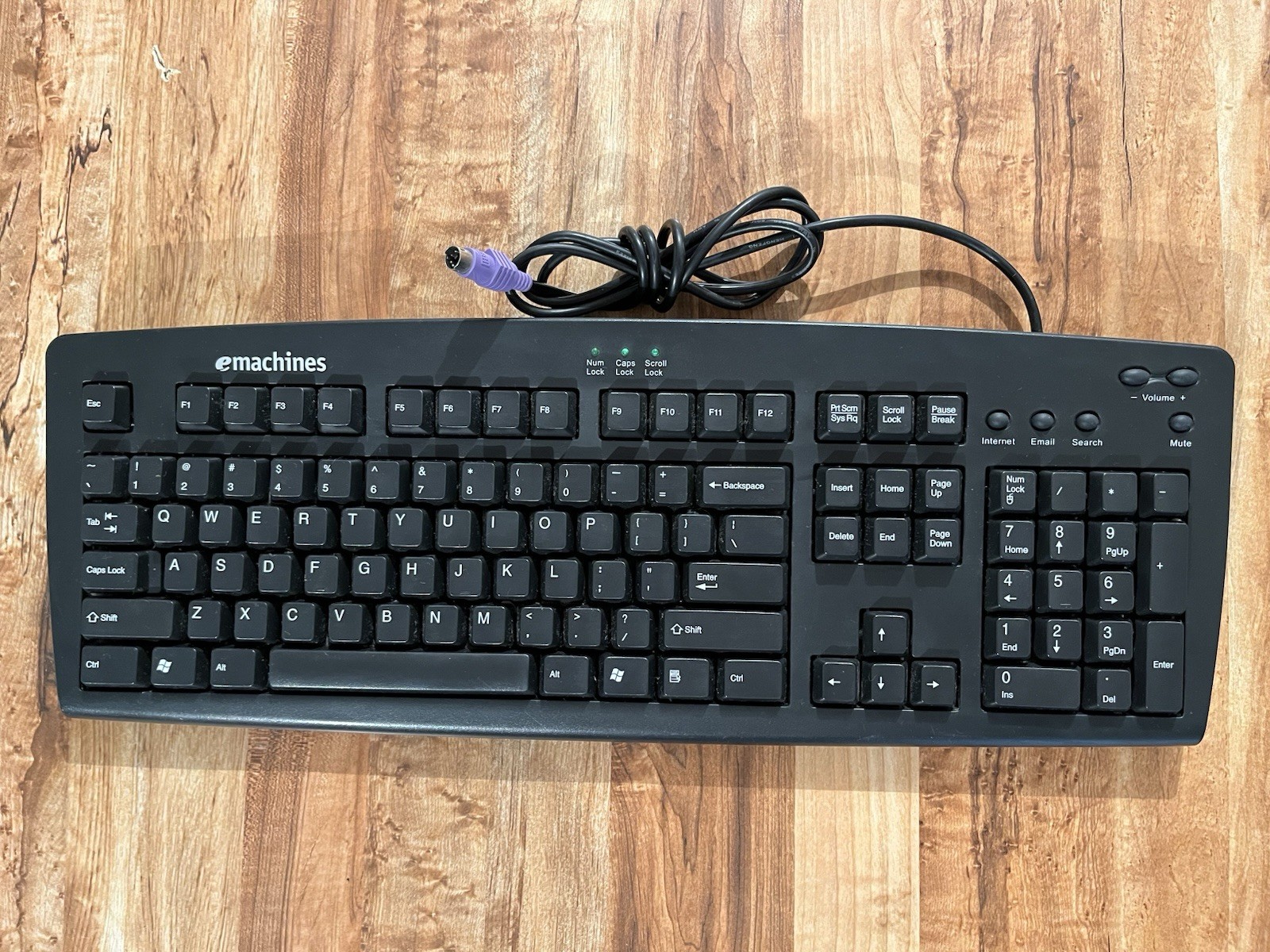 Vintage eMachines KB-9908 Wired PS/2 Keyboard Tested & Works