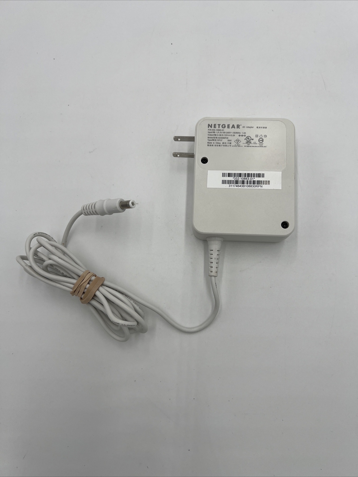 Genuine Netgear AD2080F20, 332-10883-01 12V 3.5A Power Supply AC Adapter Tested