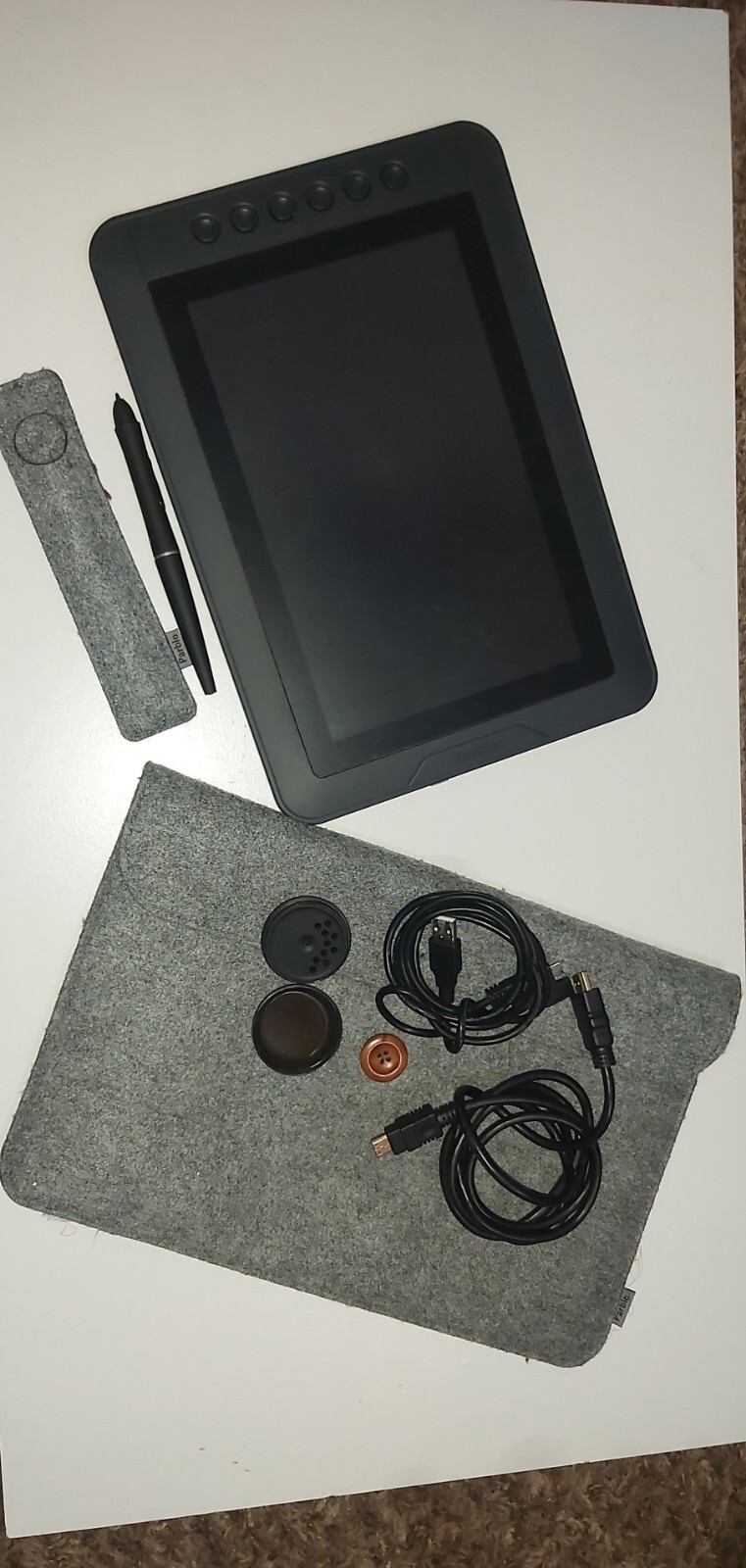 Parblo Mast10 10.1" Graphic Tablet Drawing Monitor with Battery-Free Drawing Tab