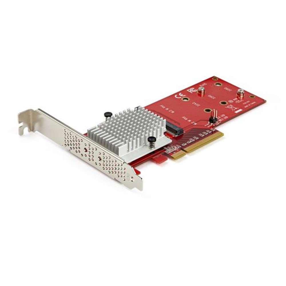 Startech Pex8M2E2 Dual M.2 Pcie Ssd Adapter To Install 2 Pci Express M-Key