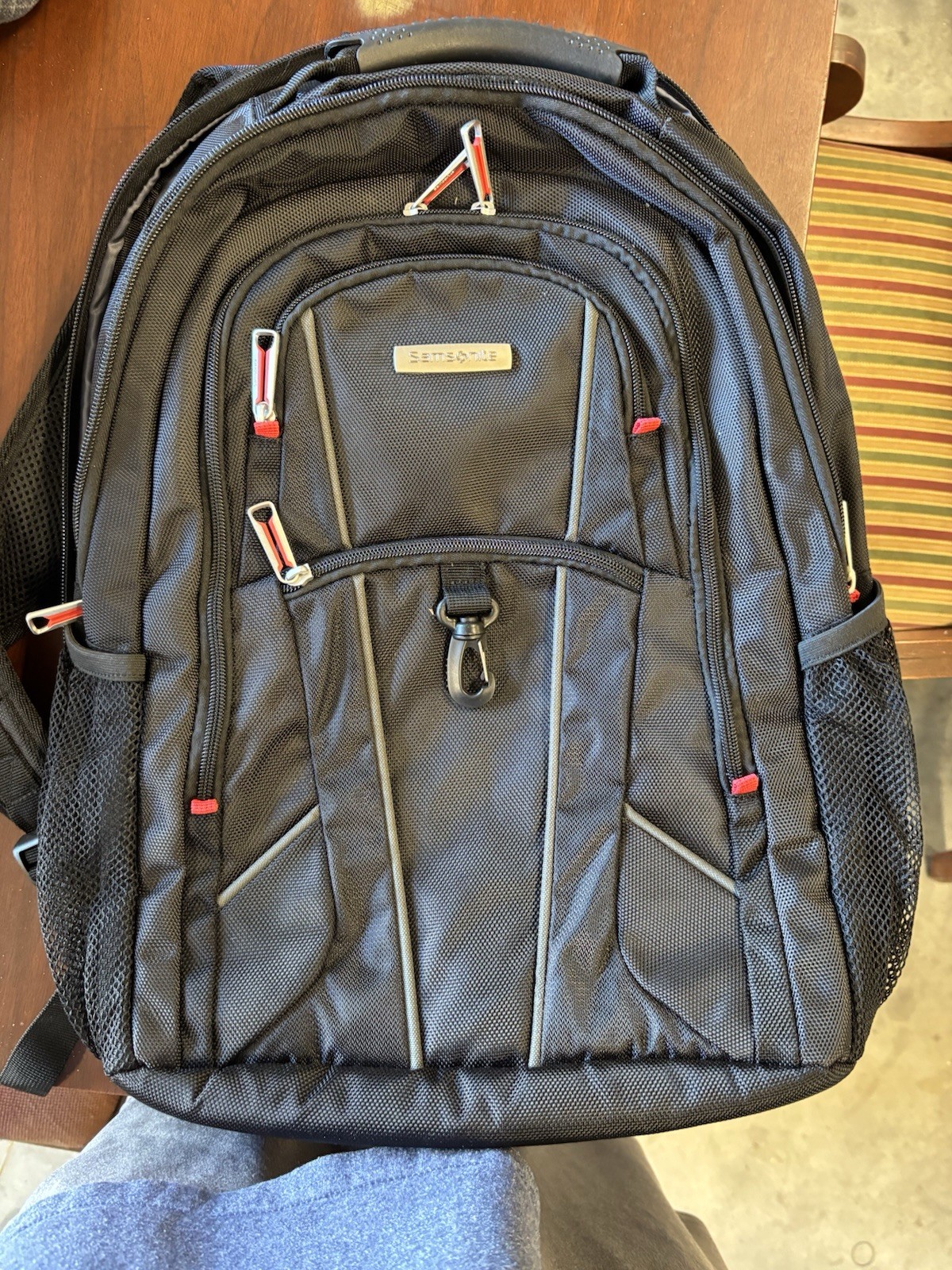 Samsonite Revell Executive Counsilor Backpack Black Laptop Pouch 77629-1041