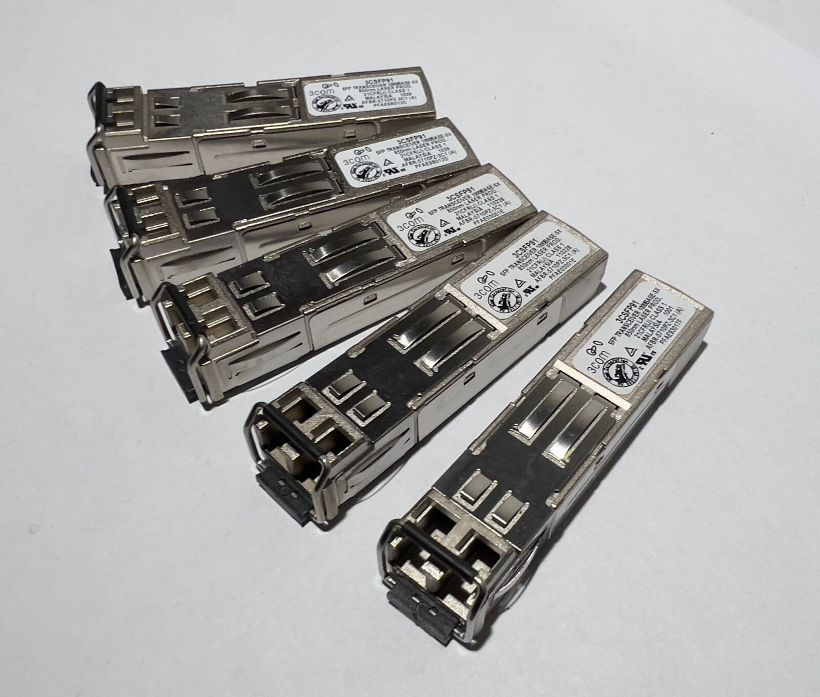 LOT 5 pcs Original 3Com 3CSFP91 3Com 1000Base-SX Transceiver Module AFBR-5710PZ