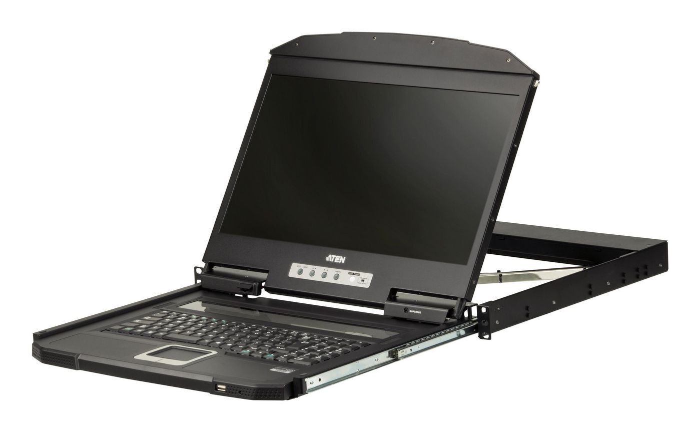 Aten W128301399 CL3700NW-FR 1U Short Depth USB HDMI Single Console with Fre ~E~