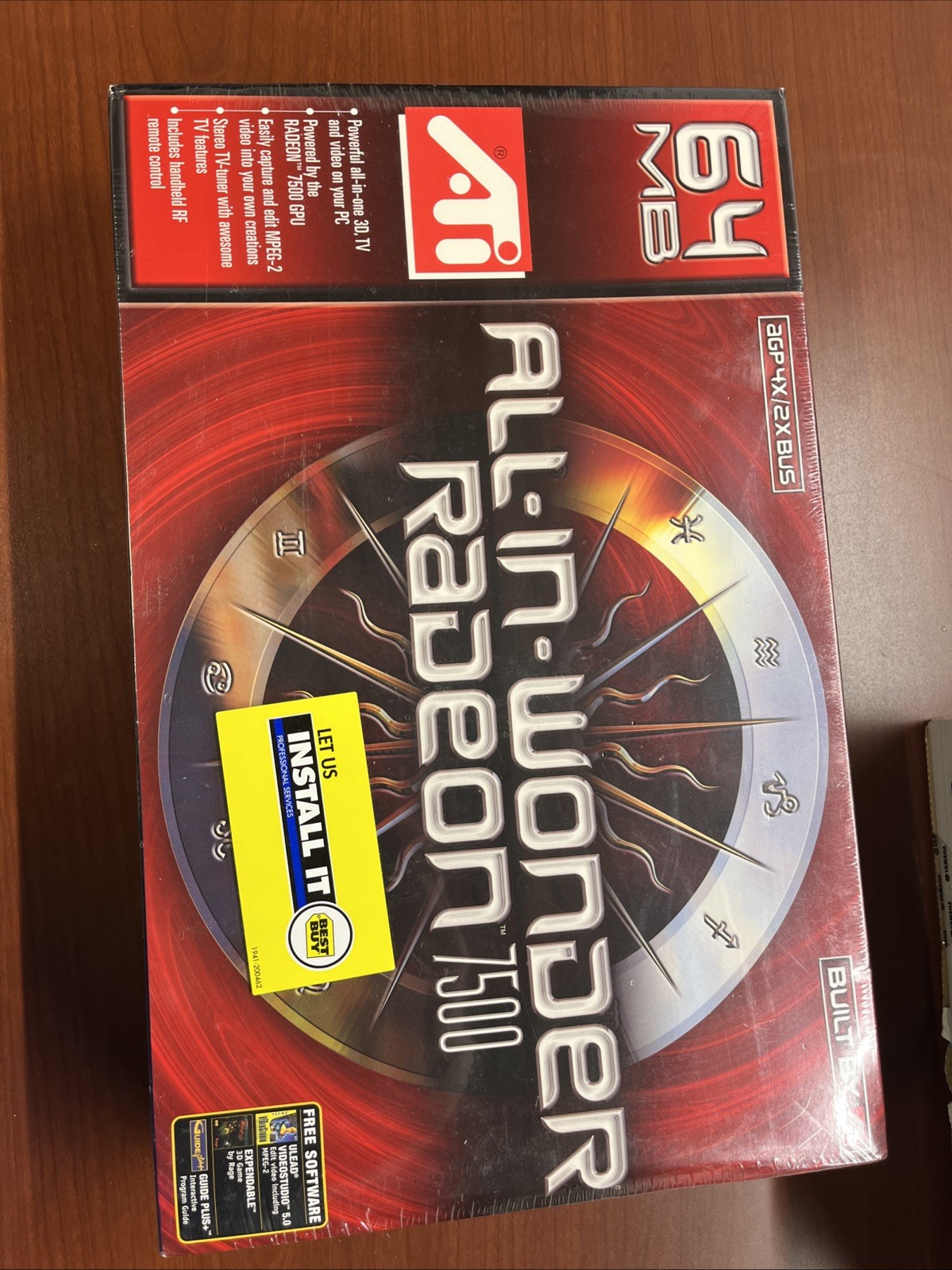 ATI All-in-Wonder Radeon 7500 64MB DDR BNIB G’teed