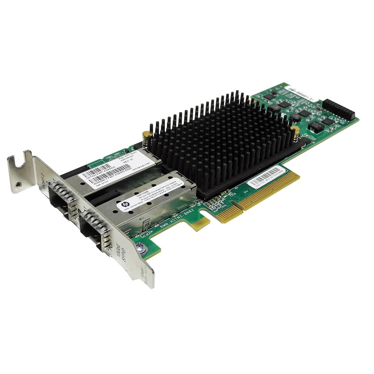 HP Dual Port CN1200E 10GbE FC SFP+ PCIe x8 CNA Card 767078-001 LP