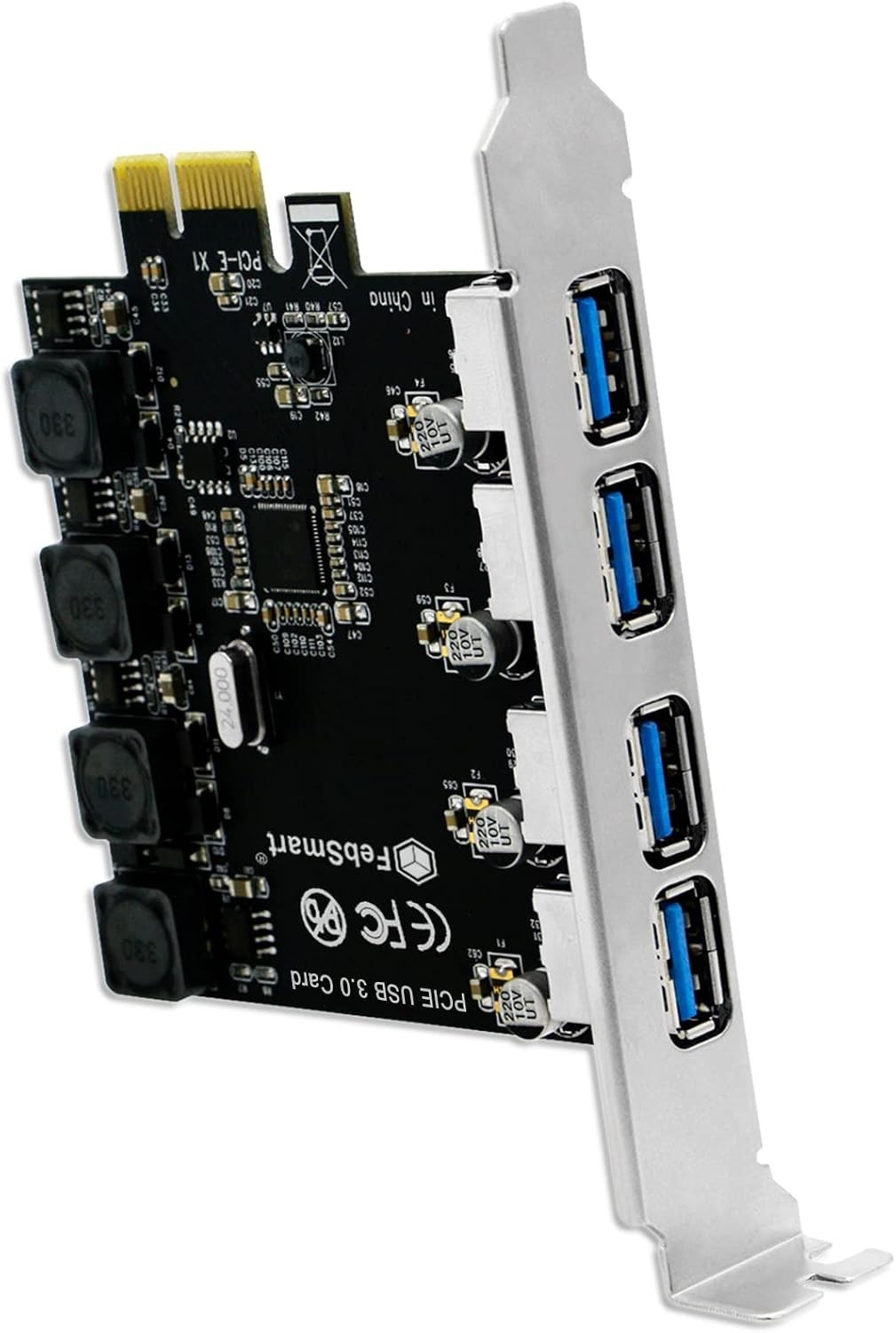 5Gbps USB 3.0 PCIe Expansion Card - Upgrade Your Desktop Connectivity Instantly