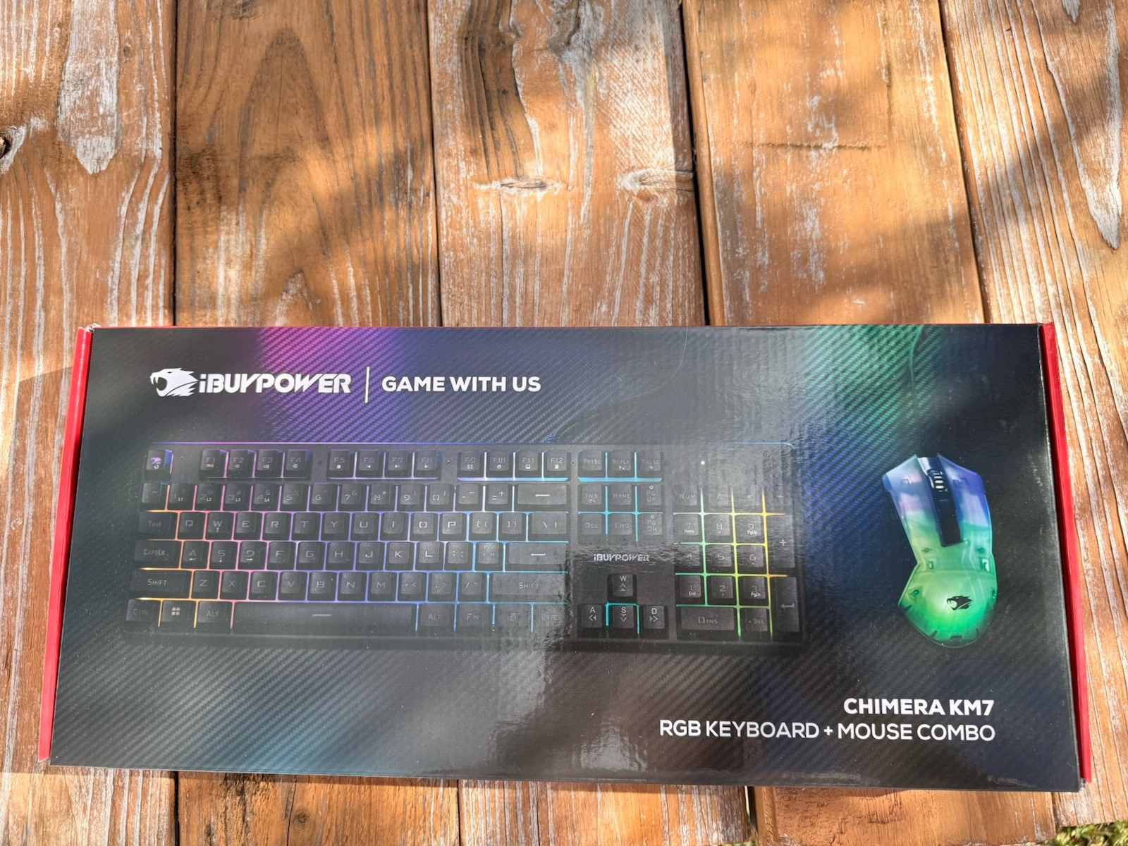 iBUYPOWER Chimera KM7 RGB Wired Gaming Keyboard & Mouse Combo Plug & Play