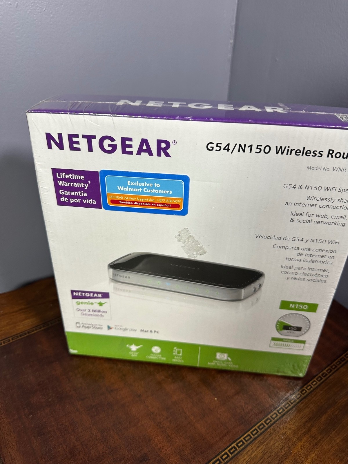 NETGEAR G54/N150 Wireless Router WNR1000
