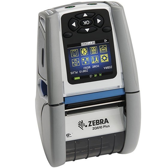 Open Box Zebra ZQ610Plus ZQ61-AUFB004-00 203dpi DT BT Wi-Fi USB BarCode Printer