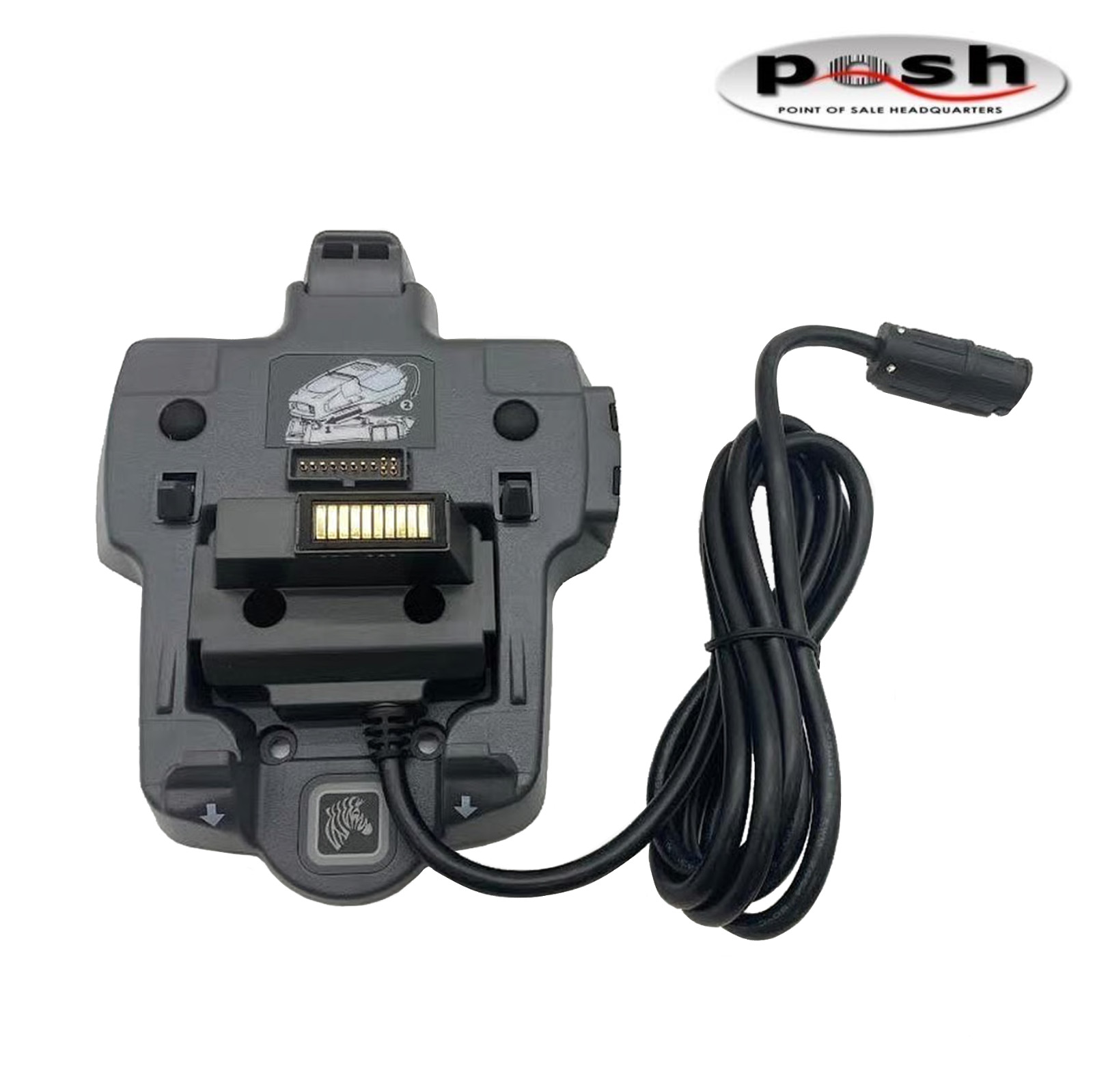 NEW Zebra P1063406-061 ZQ500 Battery Eliminator Cradle w USB Lock