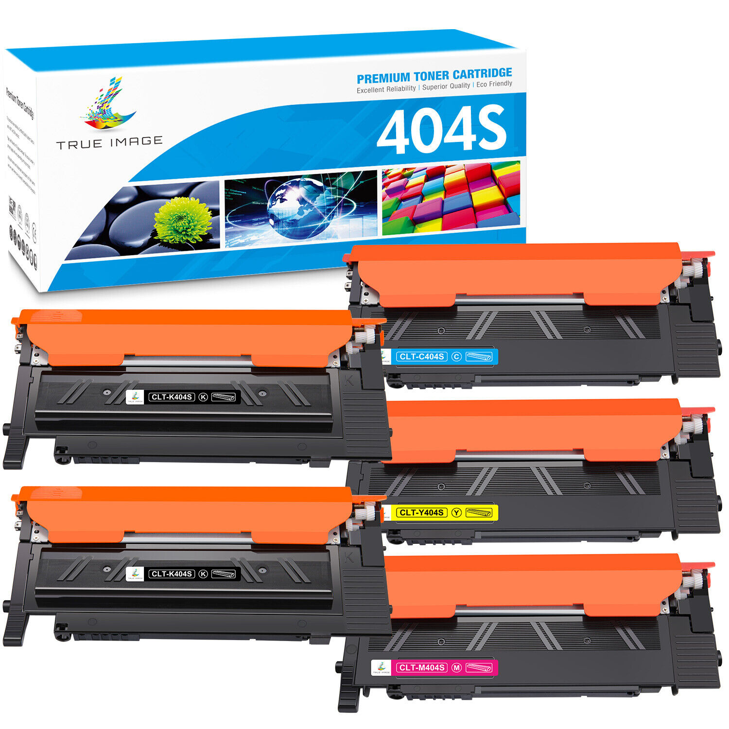 5x Toner Cartridge For Samsung 404S CLT-404S Xpress C480FW C480W C430W C480