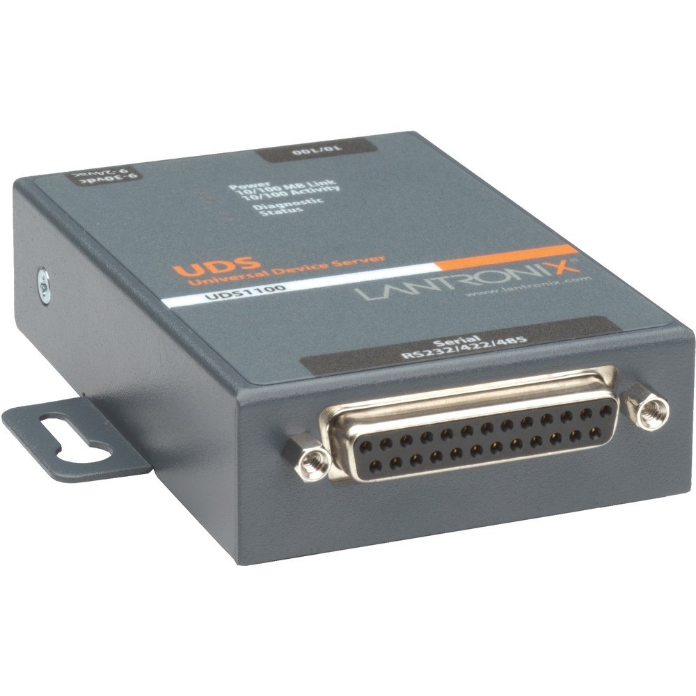 LANTRONIX UD1100001-01 Single Port 10/100 Device Server Us Domestic Power