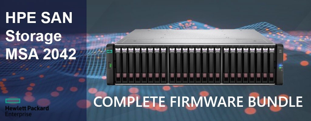 Critical HP MSA 2040 2042 Complete Controller-Disks-Disk  Enclosure Firmware