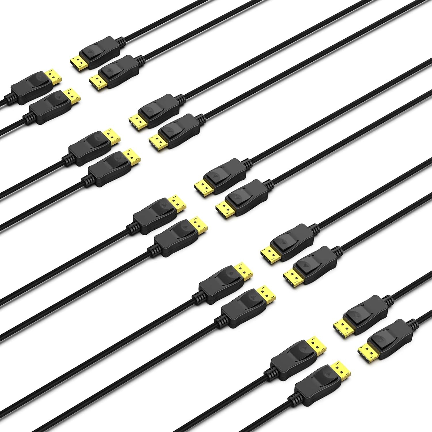 BENFEI [VESA Certified DisplayPort to DisplayPort 6 Feet Cable 10 Pack, DP to DP