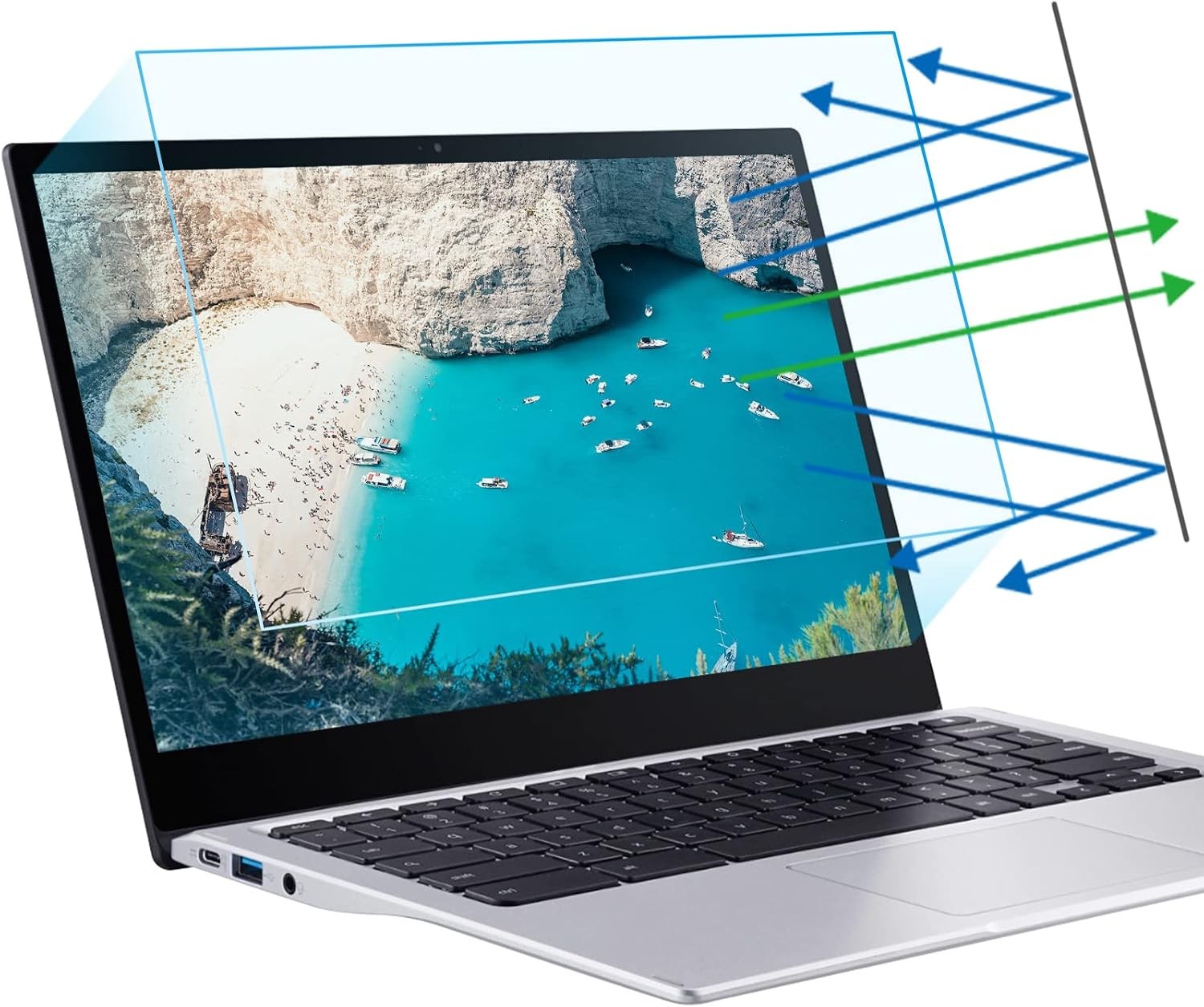 2-Pack 14 inch Anti Blue Light Laptop Screen Protector for 14" Acer Swift X/Swif