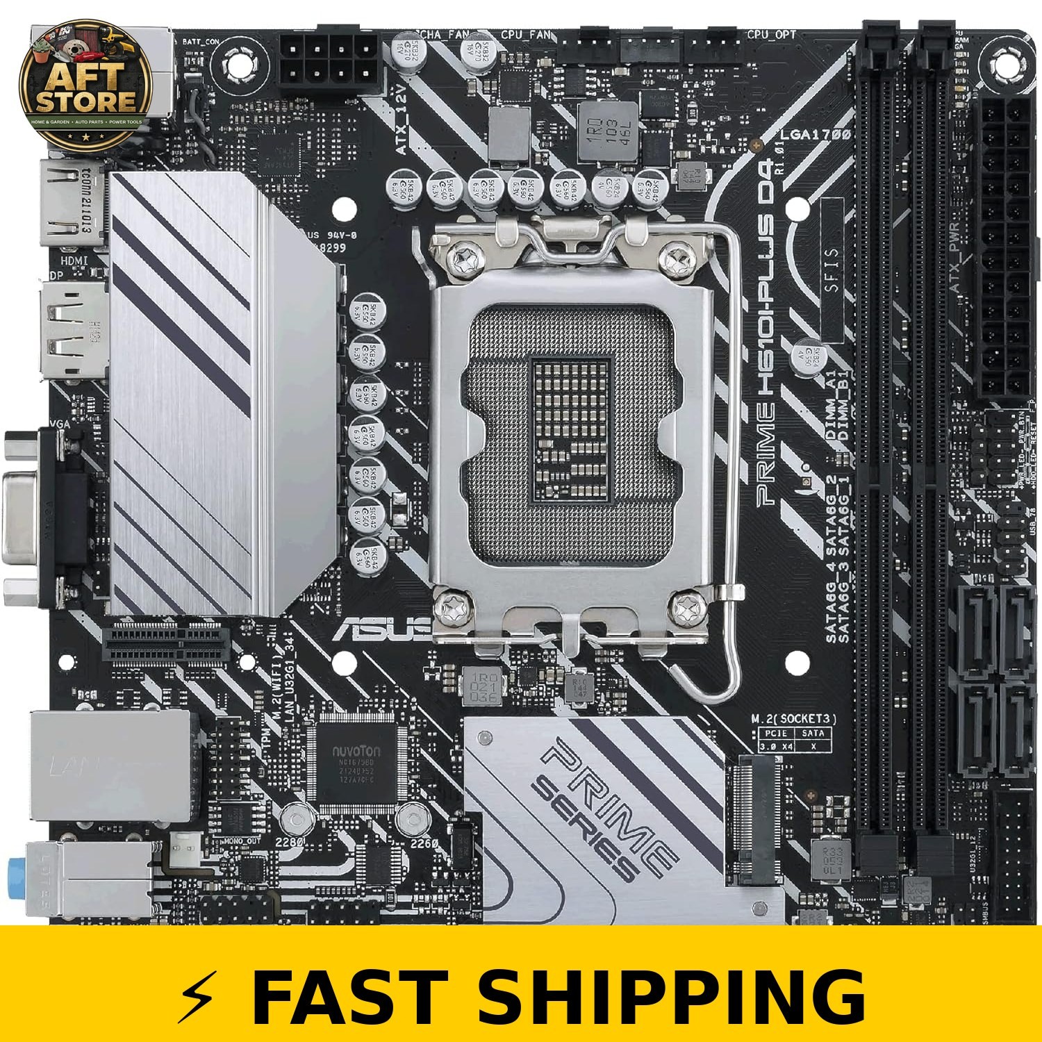ASUS PRIME H610I-PLUS D4 Mini ITX Motherboard LGA 1700