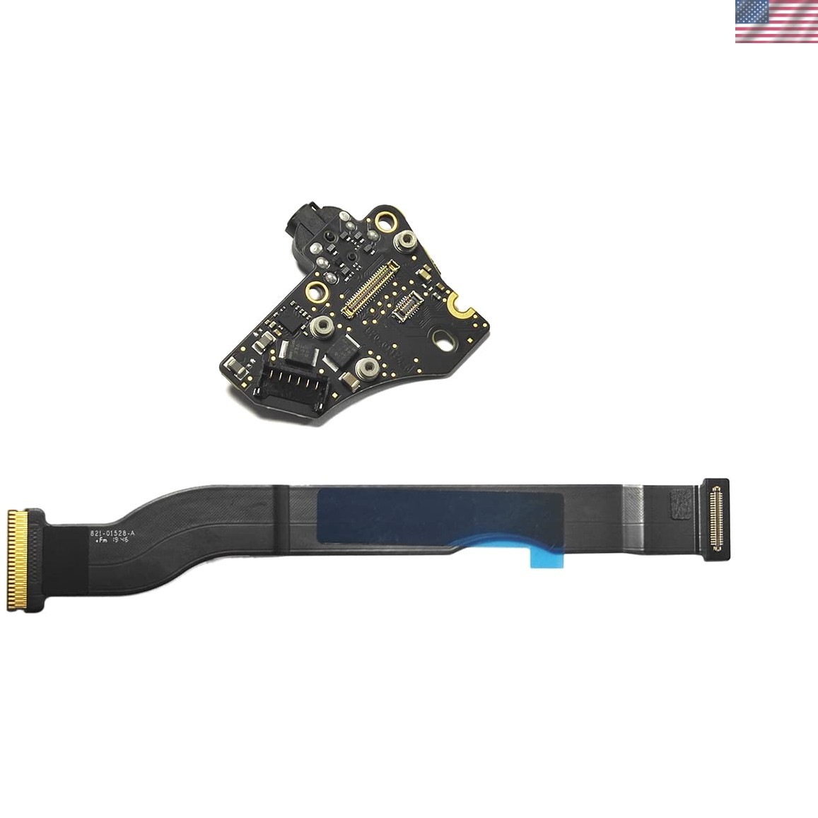 New Headphone Audio Jack Board with Flex Cable for MacBook Air Retina 13" A19...