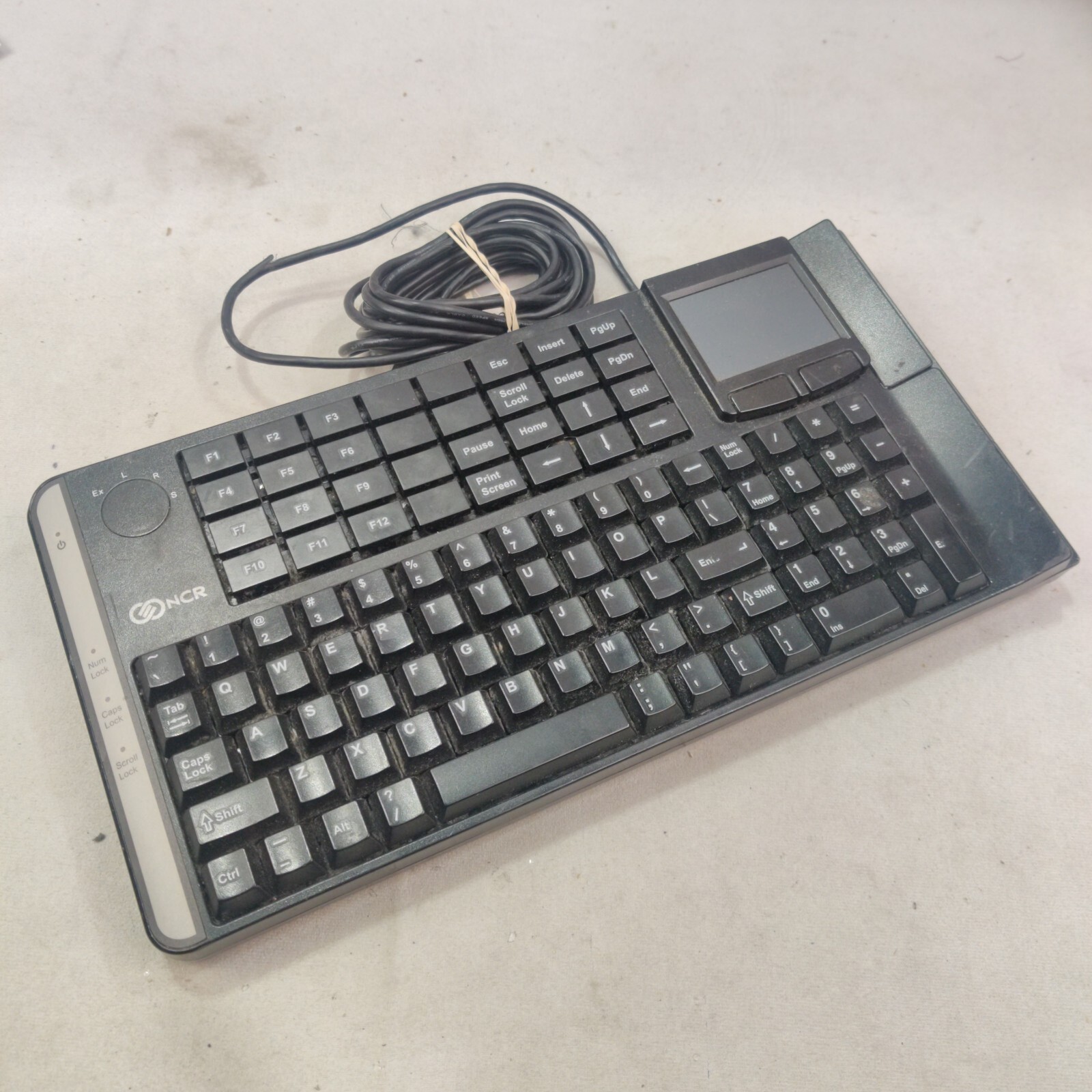 NCR-593266809090 NCR USB Compact Alphanumeric Keyboard TESTED (EXPOSED WIRE)