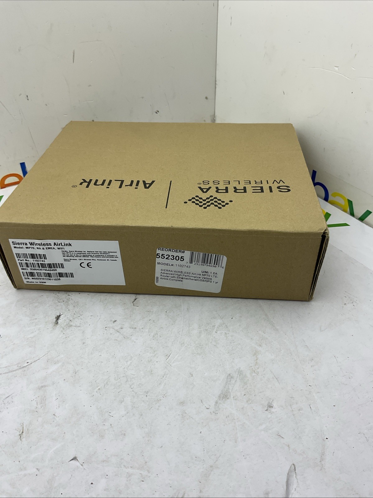 Sierra Wireless / SemTech AirLink MP70 LTE-Advanced Pro Rugged Vehicle Router